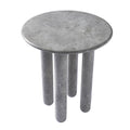 Kalco Lighting 801204 Natural Gray Marble Marmo 18-in Natural Gray Marble Table Image 1