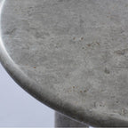 Kalco Lighting 801204 Natural Gray Marble Marmo 18-in Natural Gray Marble Table Image 5