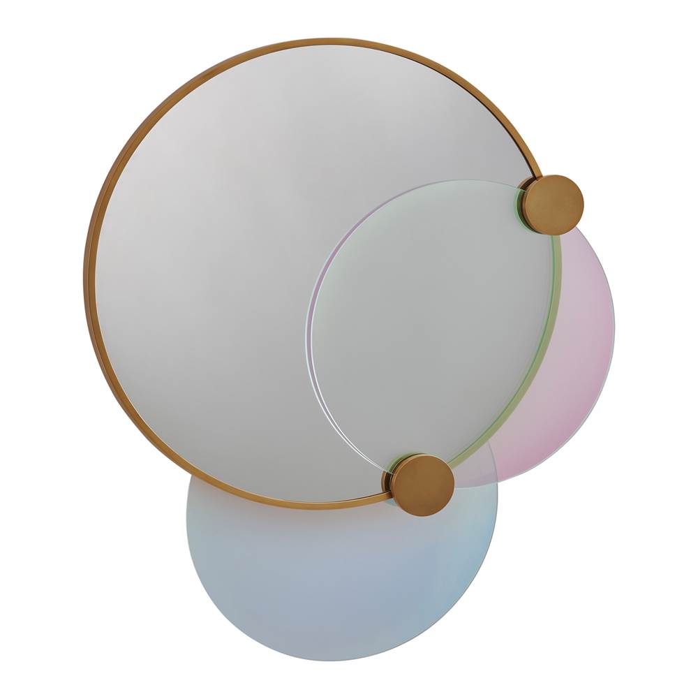 Kalco Lighting 803505 True Brass Colorways 36-in True Brass Mirror Image 1