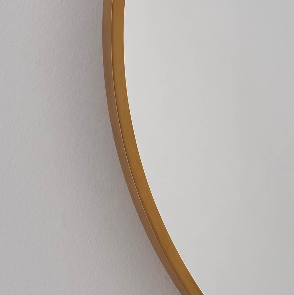 Kalco Lighting Colorways 36-in True Brass Mirror