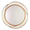 Kalco Lighting 803805 Pearlized Antique Brass Rose 36-in Pearlized Antique Brass Mirror Image 1