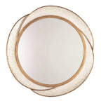 Kalco Lighting 803805 Pearlized Antique Brass Rose 36-in Pearlized Antique Brass Mirror Image 1