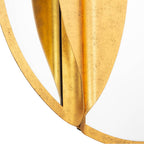 Kalco Lighting 803905 Oxidized Gold Leaf Divisio 30-in Oxidized Gold Leaf Mirror Image 5