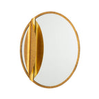 Kalco Lighting 803905 Oxidized Gold Leaf Divisio 30-in Oxidized Gold Leaf Mirror Image 3