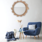 Kalco Lighting 804105 Jute Foglie 40-in Jute Mirror Image 2