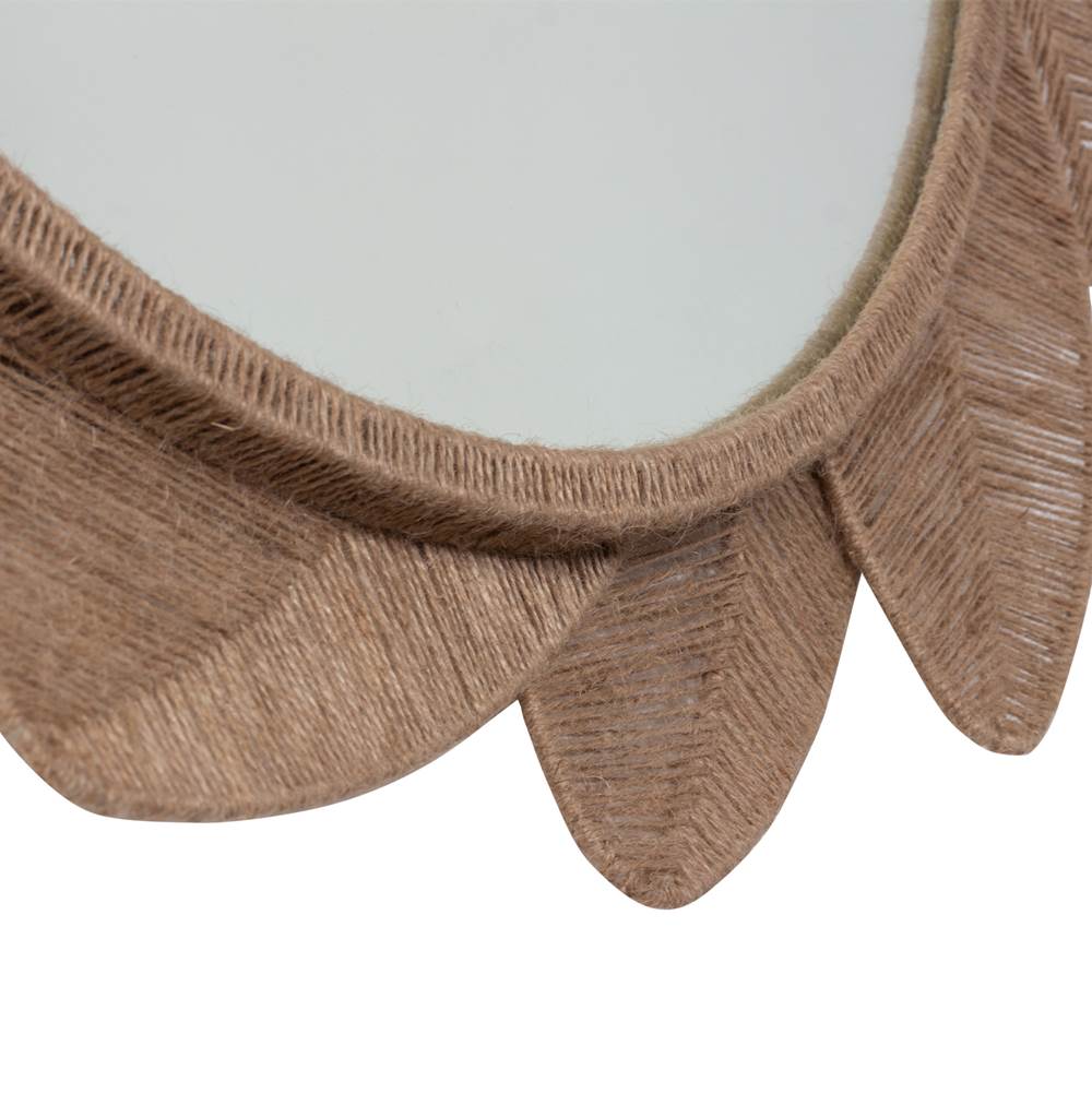 Kalco Lighting 804105 Jute Foglie 40-in Jute Mirror Image 4