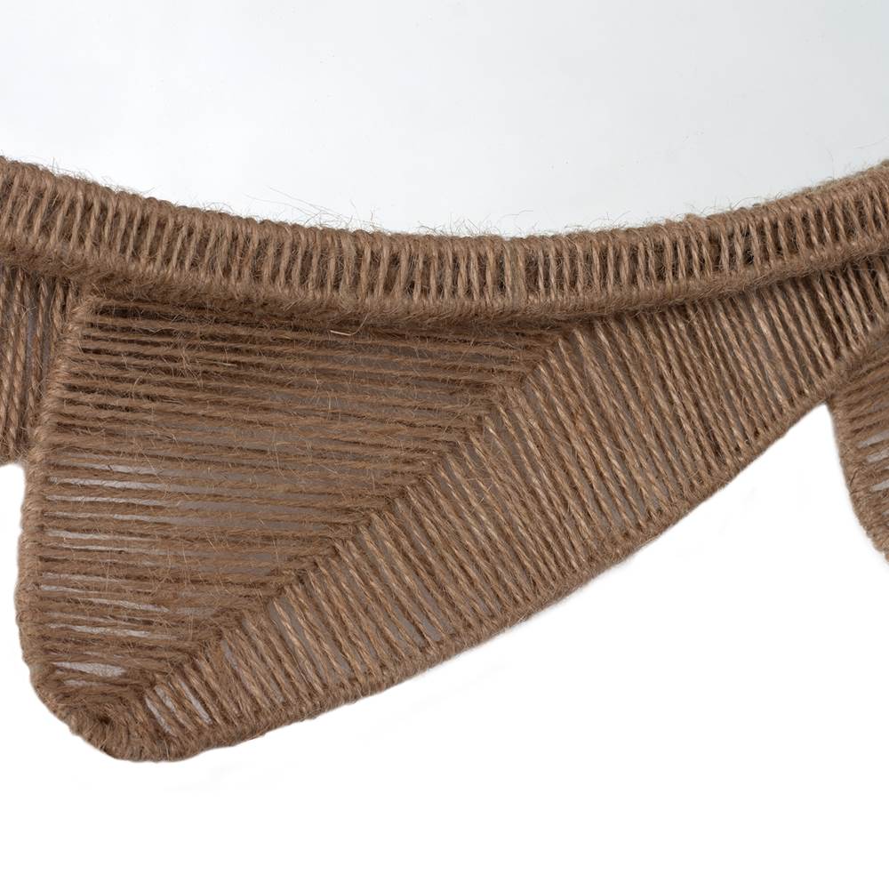 Kalco Lighting 804105 Jute Foglie 40-in Jute Mirror Image 3