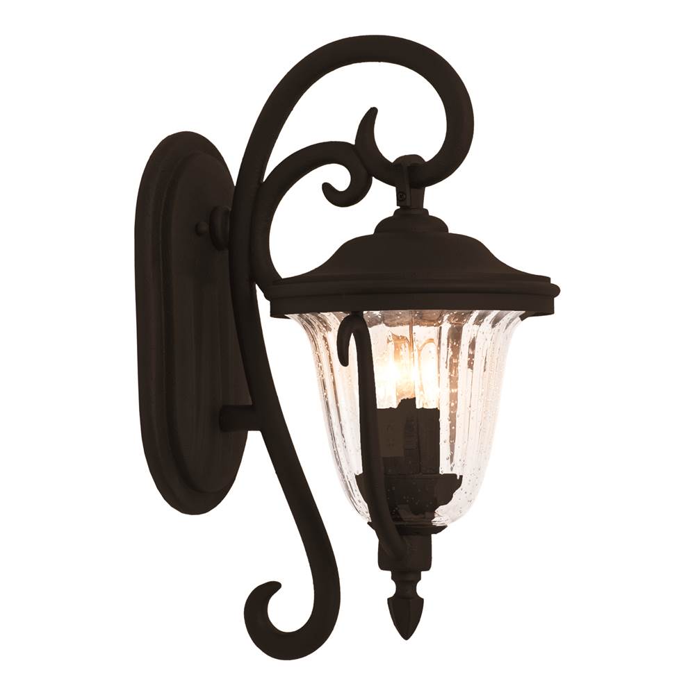Kalco Lighting Santa Barbara Outdoor Santa Barbara Outdoor 19.5-in 2 Light Socket Burnished Bronze Outdoor Wall Sconce
