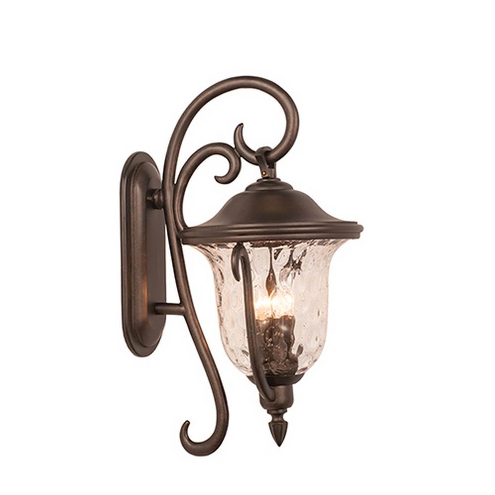 Kalco Lighting Santa Barbara Outdoor Santa Barbara Outdoor 27-in 4 Light Socket Burnished Bronze Outdoor Wall Sconce