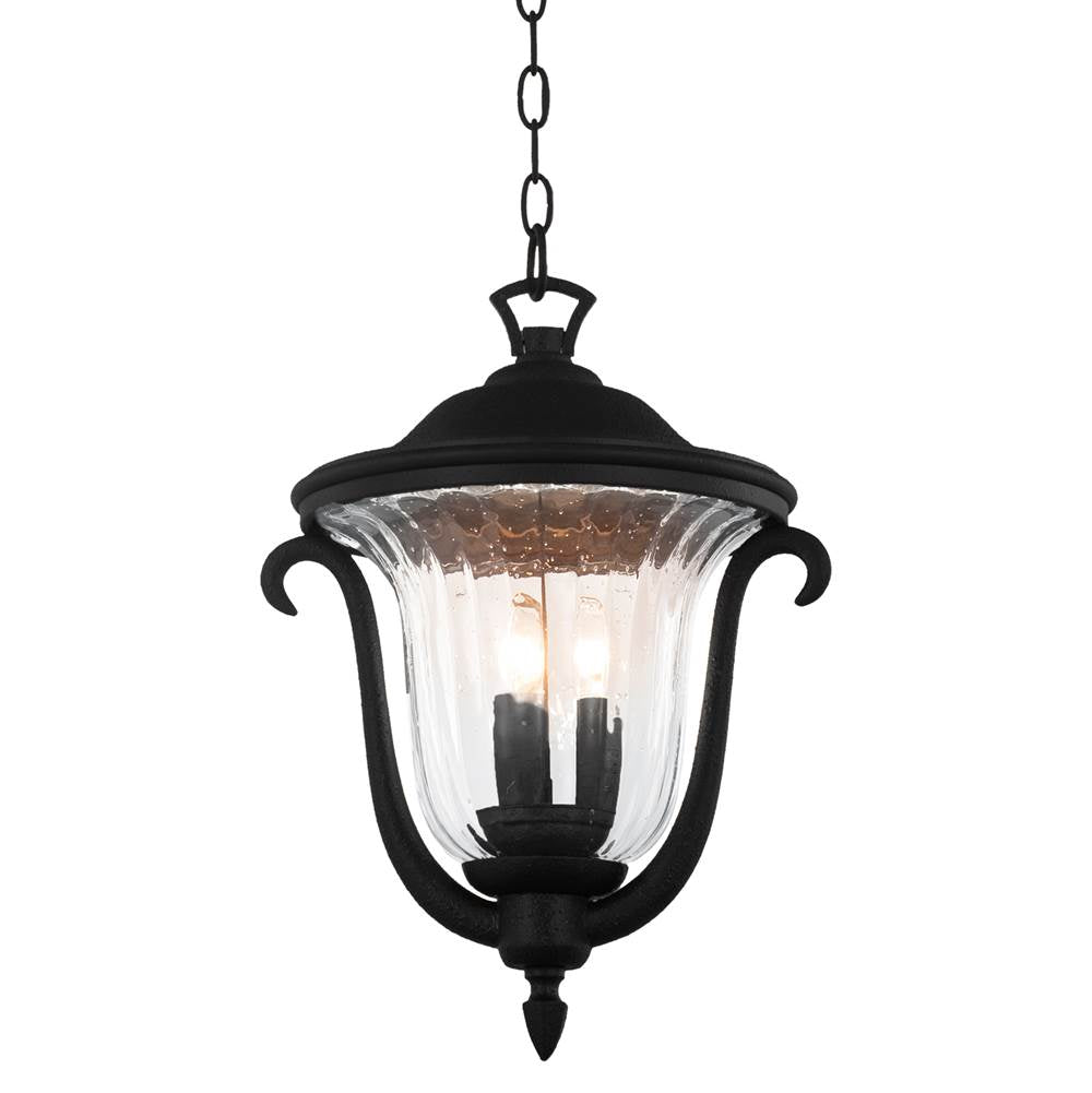 Kalco Lighting Santa Barbara Outdoor Santa Barbara Outdoor 13-in 3 Light Socket Burnished Bronze Outdoor Pendant
