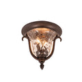 Kalco Lighting Santa Barbara Outdoor Santa Barbara Outdoor 11.5-in 2 Light Socket Burnished Bronze Flush Mount