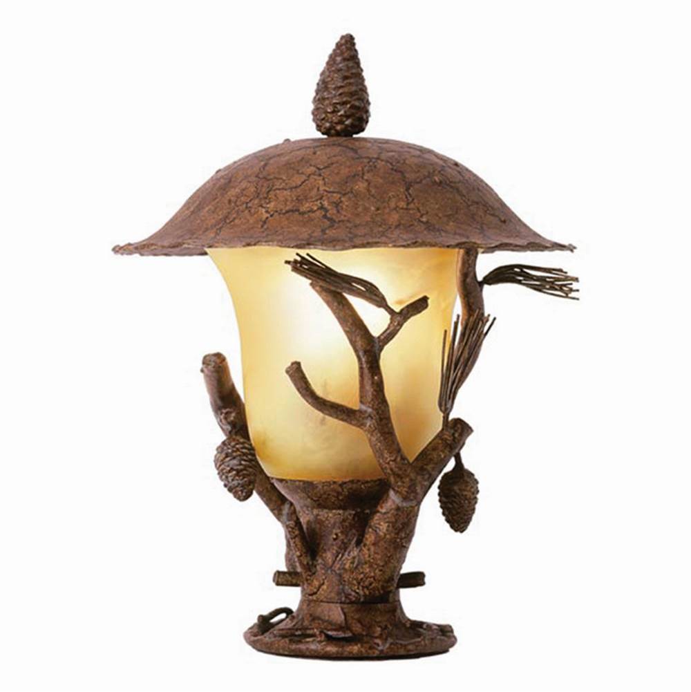 Kalco Lighting Ponderosa Outdoor Ponderosa Outdoor 2.5-in 1 Light Ponderosa Outdoor Post Mount