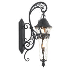 Kalco Lighting 9413MB Matte Black Anastasia Outdoor 37-in 2 Light Socket Matte Black Outdoor Wall Sconce Image 1
