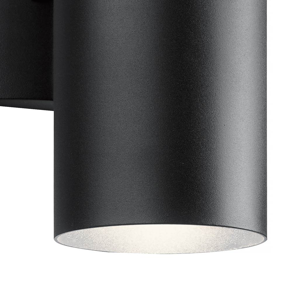Kichler Lighting 11251BKT30 Textured Black Outdoor Wall 1lt Led Image 5