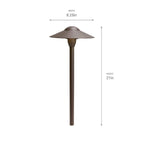Kichler Lighting 15310AZT Textured Architectural Bronze Path And Spread 1-lt 12v Image 4