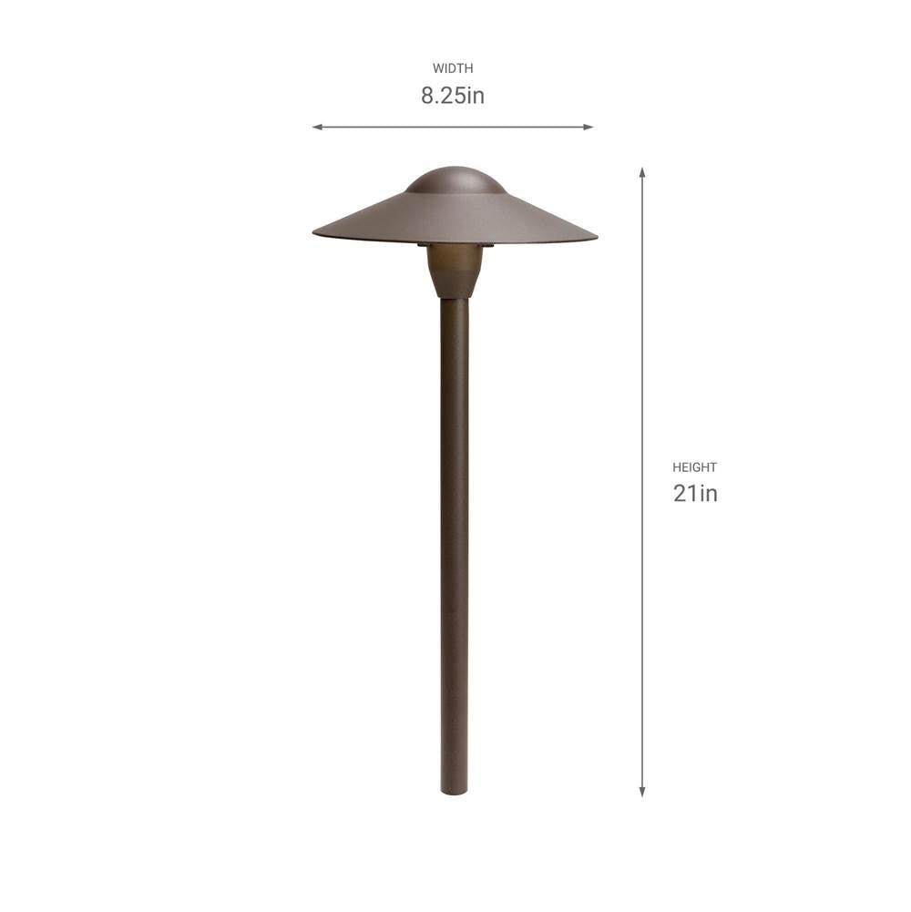 Kichler Lighting 15310AZT Textured Architectural Bronze Path And Spread 1-lt 12v Image 4