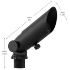 Kichler Lighting 15483BKB Black Brass Mr8 Brass Accent Light Image 4