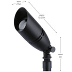 Kichler Lighting 15517BKB Black Brass Mr16 Accent Light Adjustable C Image 2