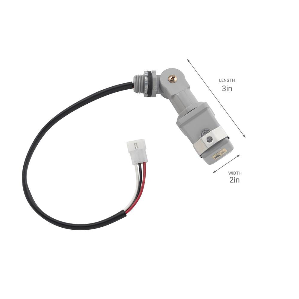 Kichler Lighting 15565BK Black Material Accessory Photocell Plug-in Image 3