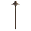 Kichler Lighting Cbr Led Integrated Traditional Brass Led Path Light