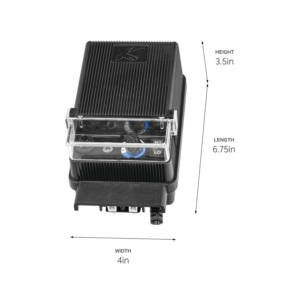 Kichler Lighting 15E60BK Black Material Transformer 60w Image 2