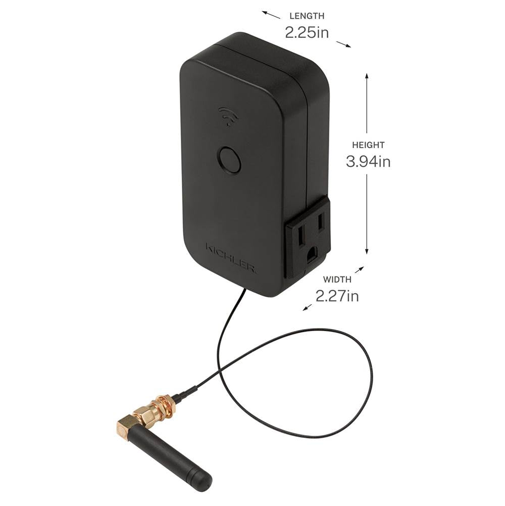 Kichler Lighting 16085BK Black Material Smart Control Timer Image 2