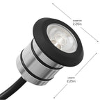 Kichler Lighting  12v Mini All-purpose 200 Lm 2700k Cbr