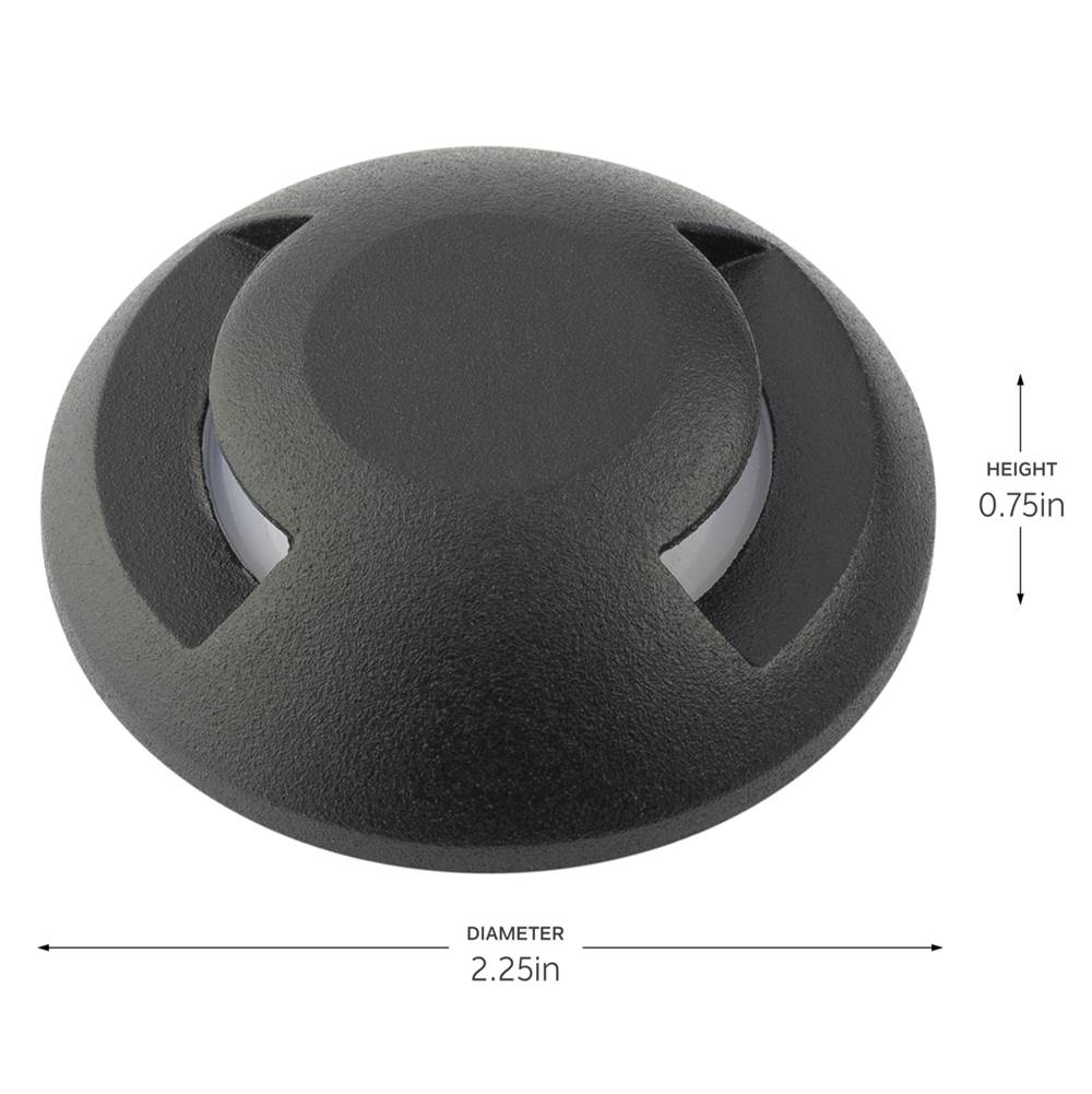 Kichler Lighting 16144BKB Black Brass Mini All-purpose 2way Top Acc Image 2
