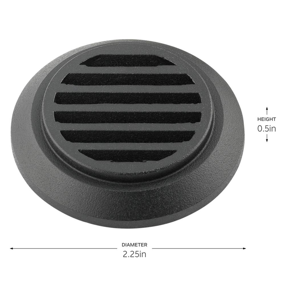 Kichler Lighting 16146BKB Black Brass Mini All-purpose Louver Image 2