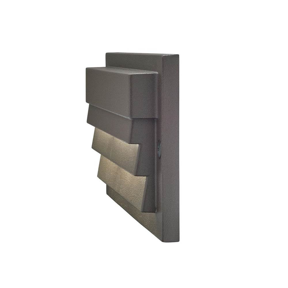 Kichler Lighting 16171AZT30 Textured Architectural Bronze Surface-mount Louvered Azt 3000k Image 1