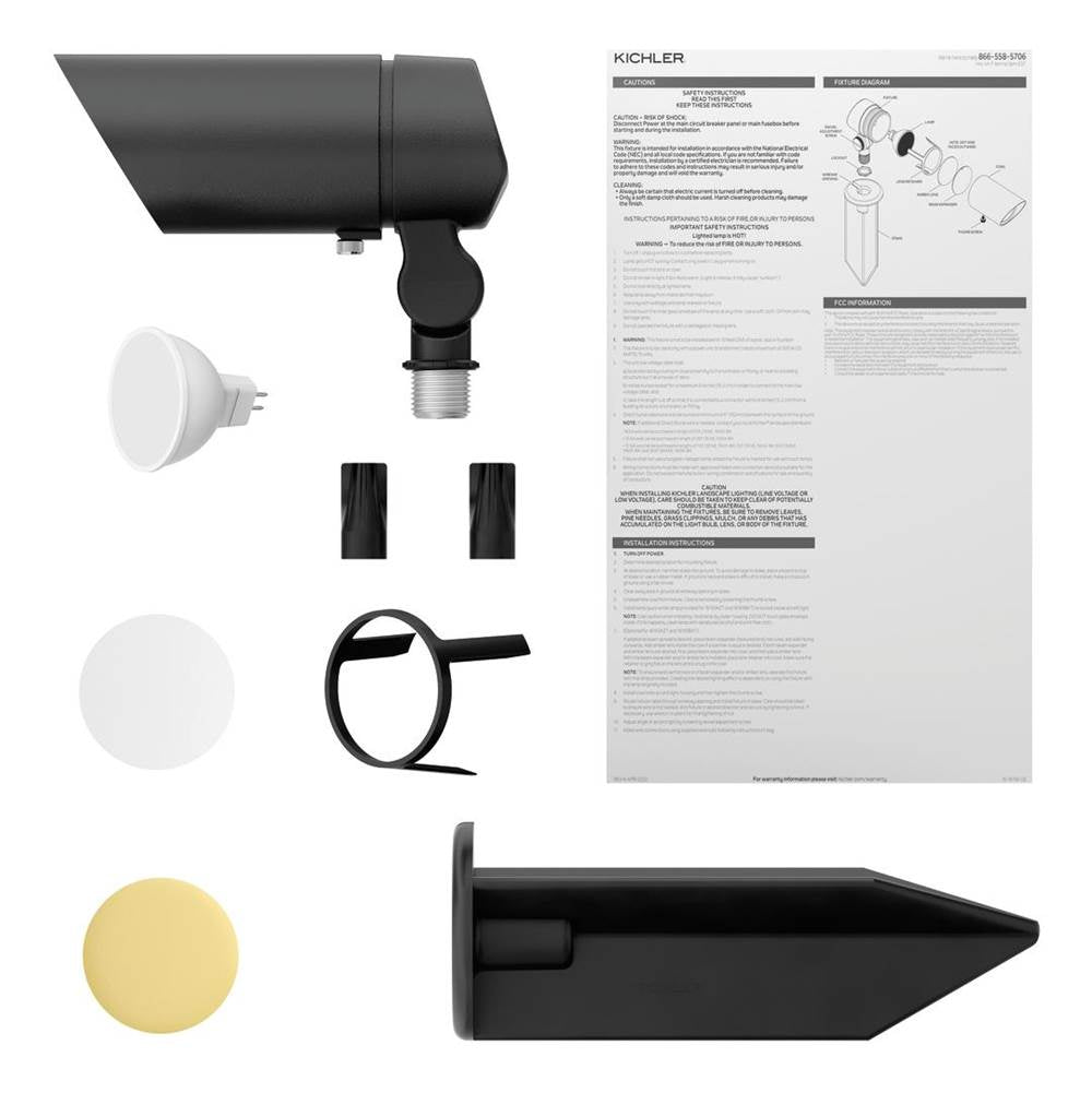 Kichler Lighting 16193BKT  Adjustable Led Accent Kit Image 3