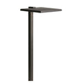 Kichler Lighting  12 Volt 3000k Led 8'' Shallow Shade Path Light In Textured Black