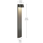Kichler Lighting 16262AZT30 Textured Architectural Bronze Led Flared Top Path Light Image 2