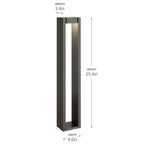 Kichler Lighting 16263AZT30 Textured Architectural Bronze Led Aimed Bollard Image 2