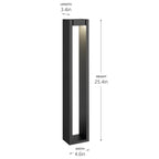 Kichler Lighting 16263BKT30 Textured Black Led Aimed Bollard Image 2
