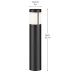 Kichler Lighting 16264BKT27 Textured Black Led Round 15in. Bollard Image 2