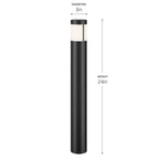 Kichler Lighting 16265BKT27 Textured Black Led Round 24in. Bollard Image 2