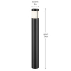 Kichler Lighting 16265BKT30 Textured Black Led Round 24in. Bollard Image 2