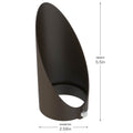 Kichler Lighting 16293AZT Textured Architectural Bronze Integra Long Cowl Image 1