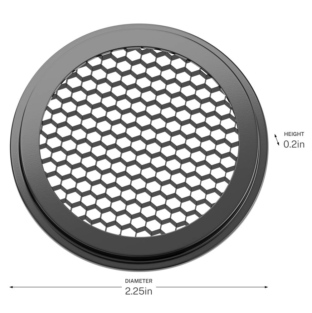 Kichler Lighting 16297BK Black Material (Not Painted) Varia Medium Output Hexcell Louver Image 1