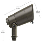 Kichler Lighting 16303CBR30 Centennial Brass Integra Accent 375 Lumen 60 Deg Image 2