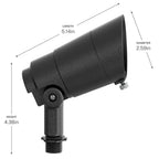 Kichler Lighting 16304BKT27 Textured Black Integra Accent 600 Lumen 35 Deg Image 2