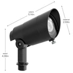 Kichler Lighting 16305BKT27 Textured Black Integra Accent 600 Lumen 60 Deg Image 2