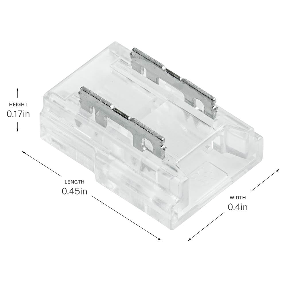 Kichler Lighting 1CCOBTWCLR Clear Cob Dry Crimp Connector Image 5