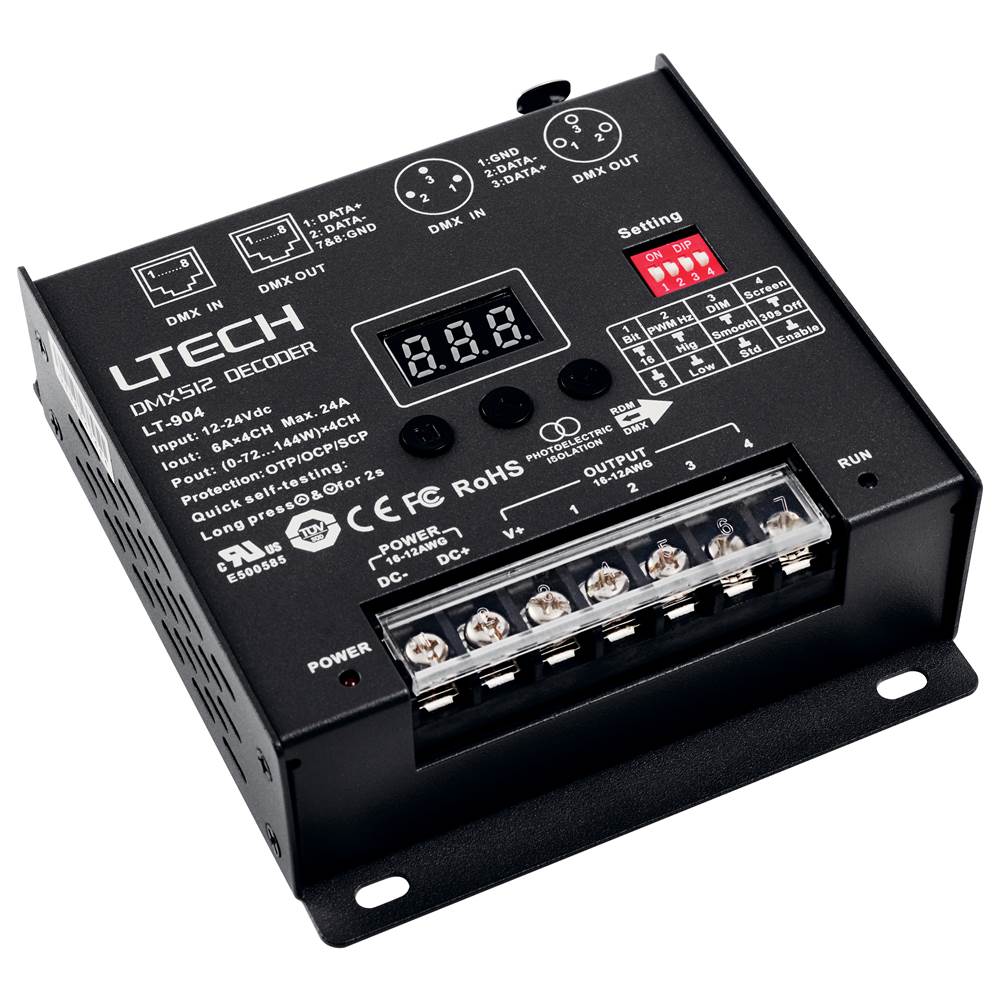 Kichler Lighting 1DMXDBK Black Dmx Decoder Image 1