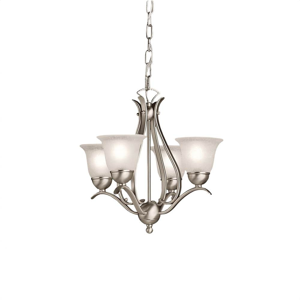 Kichler Lighting 2019NI Brushed Nickel Mini Chandelier 4lt Image 2