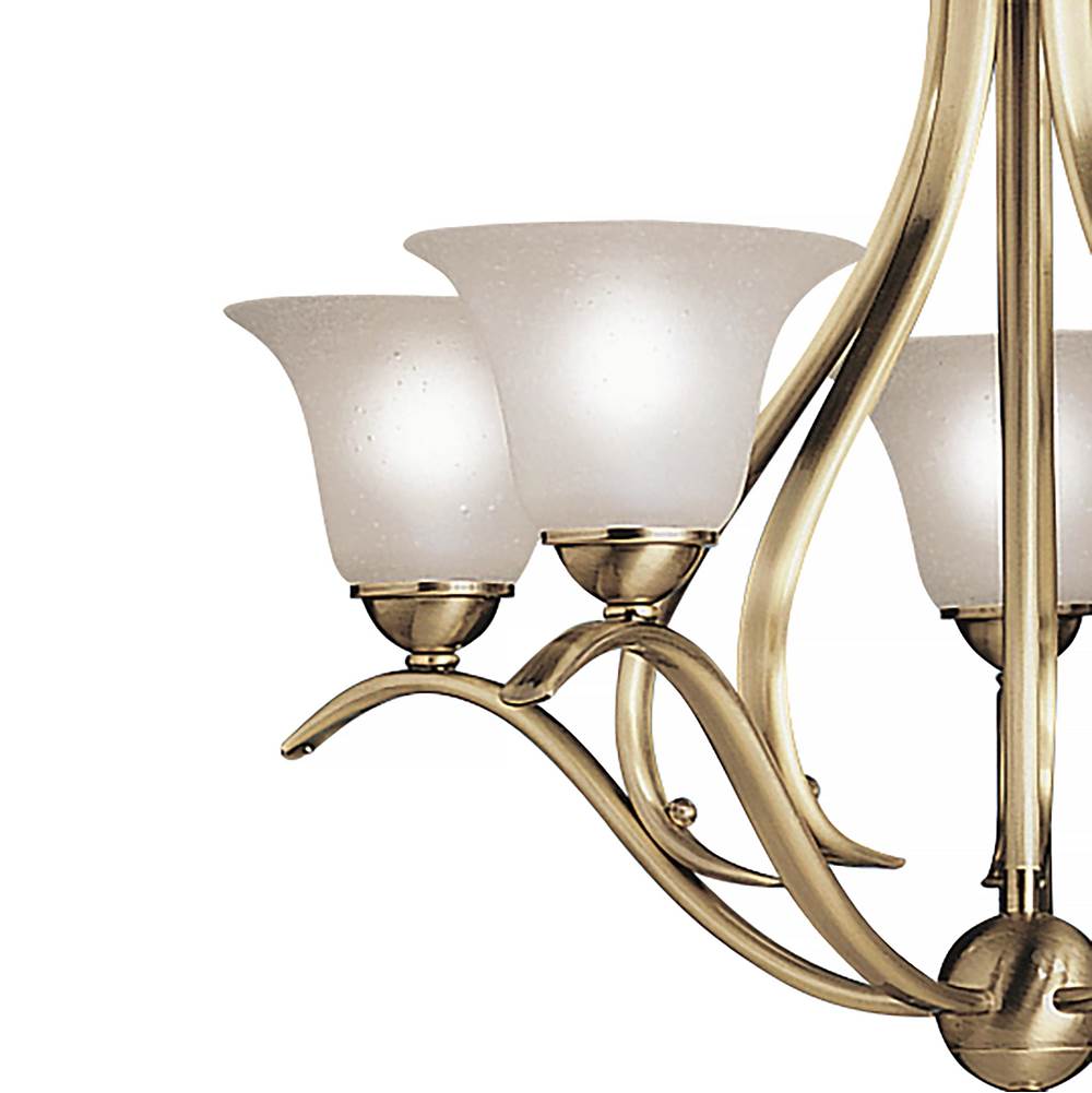 Kichler Lighting 2020AB Antique Brass Chandelier 5lt Image 7