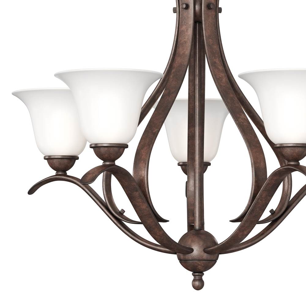 Kichler Lighting 2020TZ Tannery Bronze Chandelier 5lt Image 6