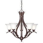 Kichler Lighting 2020TZ Tannery Bronze Chandelier 5lt Image 2