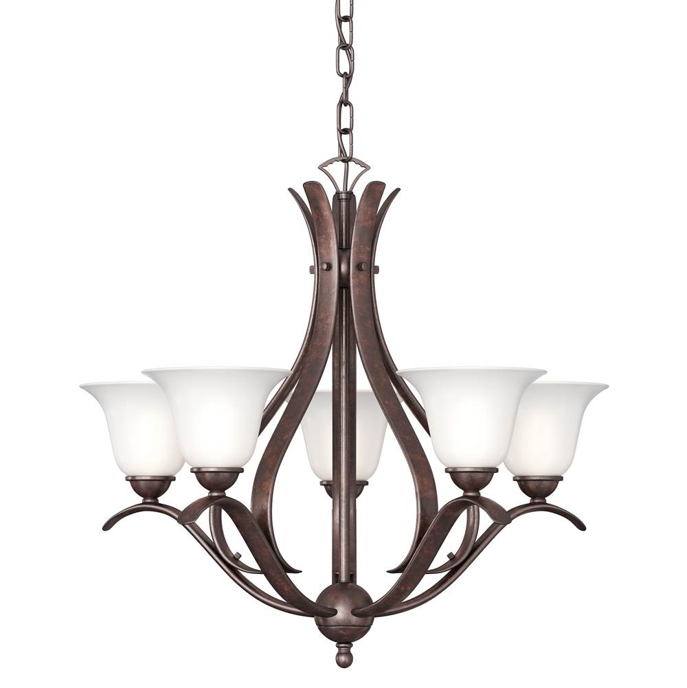 Kichler Lighting 2020TZ Tannery Bronze Chandelier 5lt Image 2